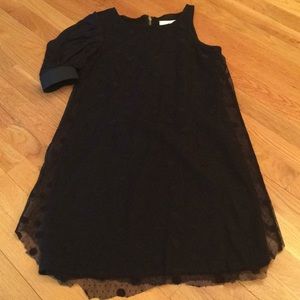 SKAR BLACK one sleeved dress size Small